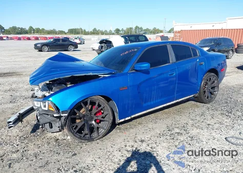 2012 Dodge Charger Police из США, поврежденный, VIN 2C3CDXAT0CH163593